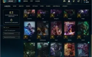 Conta prata 3 com 25 champs e 8 skins + 2 Espolios