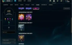 Conta prata 3 com 25 champs e 8 skins + 2 Espolios