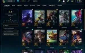 Conta prata 3 com 25 champs e 8 skins + 2 Espolios
