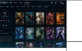 Conta Completa Level 54 - 92 Skins Elo Atual: Gold IV.