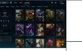 Conta Completa Level 54 - 92 Skins Elo Atual: Gold IV.