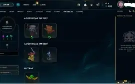 conta DIAMANTE 2 S12 league of legends