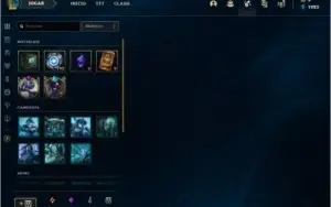 CONTA DE LOL NV 165,B1,59 SKINS,7 CROMAS MUITOS CHAMPS!!