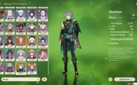 AR 56 ÁSIA - Raiden, Ayaka, Zhongli, Itto, Alhaitham + Amos