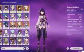 AR 56 ÁSIA - Raiden, Ayaka, Zhongli, Itto, Alhaitham + Amos