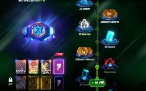 Conta Marvel Snap 21 Chaves, 11.030 de ouro e 21.300 Tokens