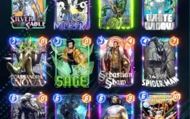 Conta Marvel Snap 21 Chaves, 11.030 de ouro e 21.300 Tokens