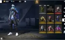 Conta Free Fire com Skin do Cobra, lendária e 6 passes.