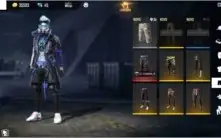 Conta Free Fire com Skin do Cobra, lendária e 6 passes.