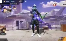 Conta Free Fire com Skin do Cobra, lendária e 6 passes.