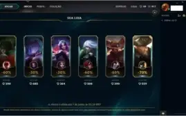 CONTA LOL - 55 CAMPEÕES - 27 SKINS