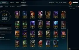 CONTA LOL - 55 CAMPEÕES - 27 SKINS