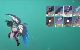 AR 55 Xiao, Raiden Shogun c1, Klee, Mona, Diluc, Jean