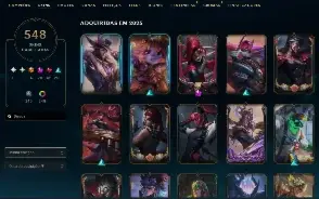 Conta LOL Diamante II (500+ Skins)