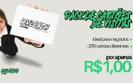 Pack de cartões de visitas