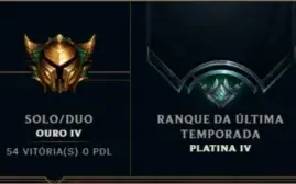 CONTA OURO IV (SEASON PASSADA PLATINA IV)
