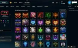 Conta LOL Gold IV com 350 Skins