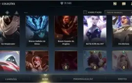 Conta LOL Wild Rift ESMERALDA III