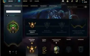 Conta ouro 4 com 3 skins e 21 champs