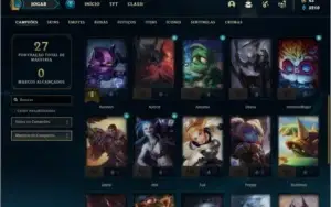Conta Unranked com 26 Champs e 15 Skins