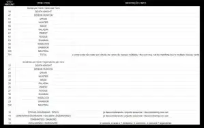 427 Lendárias, 72 Skins, Lenda, Arthas E Rojão Dourado