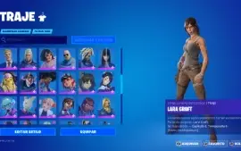 ⭐️FORTNITE⭐️1050 Vbuck⭐️94Skins⭐️Passe atual⭐️Midas⭐️LARA.C⭐