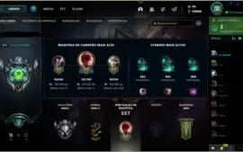 CONTA LOL ANTIGA! 160 SKIN E 10 CHROMAS!!