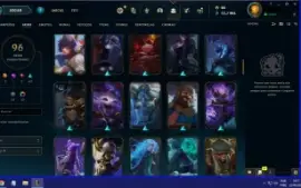 Conta lol Diamante 2 80% Win Rate/96 skins PROMOÇÂO!