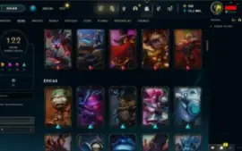 Conta LOL LVL 30 | 89 Campeões| 122 Skins |UNRANKED| 2013