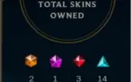 Conta Unranked 57skins  107 champs, ex plat