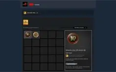 CONTA OLD STEAM 16 ANOS MEDALHAS 5 E 10 ANOS +6 JOGOS