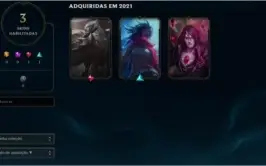 conta league of legends main suporte