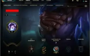 Conta de lol lv 31