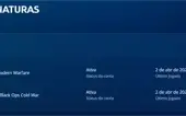 Conta battle net com MW e COLD WAR