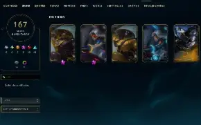 Todas As Skins Mais Raras Do Lol! Black Alistar Kayle Pratea