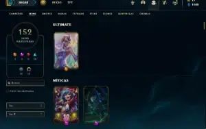 Conta ferro 2 com 130 Champs e 152 Skins + 500k de Vayne