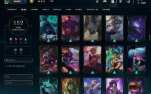 Conta ferro 2 com 130 Champs e 152 Skins + 500k de Vayne
