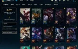 Conta de um único dono! com várias skins raras e LEVEL 100+