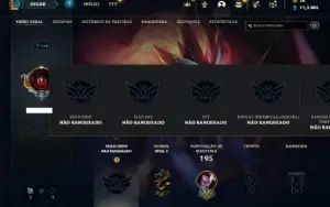 Unranked com 65 Champs e 31 Skins