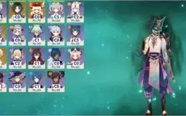 Conta com Klee + Keqing + Xiao - AR49