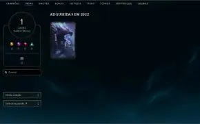 Conta smurf diamante 4, 62% winrate.