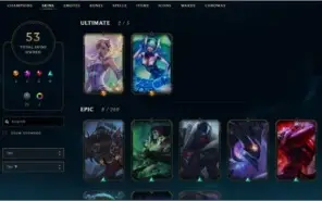 Conta LoL LV 326 - Platina 3 - 1,5KK De Quinn