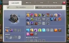 conta clash of clans cv 9