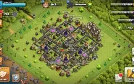 conta clash of clans cv 9