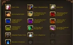 Conta WoW/Bnet de um ex farmador de mount Hardcore. 7 TCG's