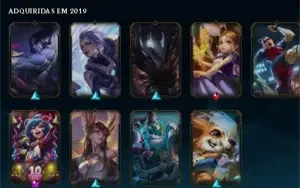 CONTA LOL COM VARIAS SKINS EPICAS  - UNRANKED