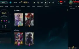 Conta League Of Legends level 600 MMR OURO, +250 skin