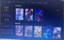 Conta Bronze 1, com 363 skins, Full Champions