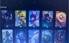 Conta Bronze 1, com 363 skins, Full Champions