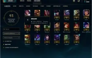 Conta de Lol